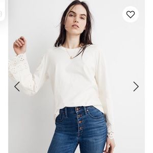 Madewell bell sleeved top Sz.S